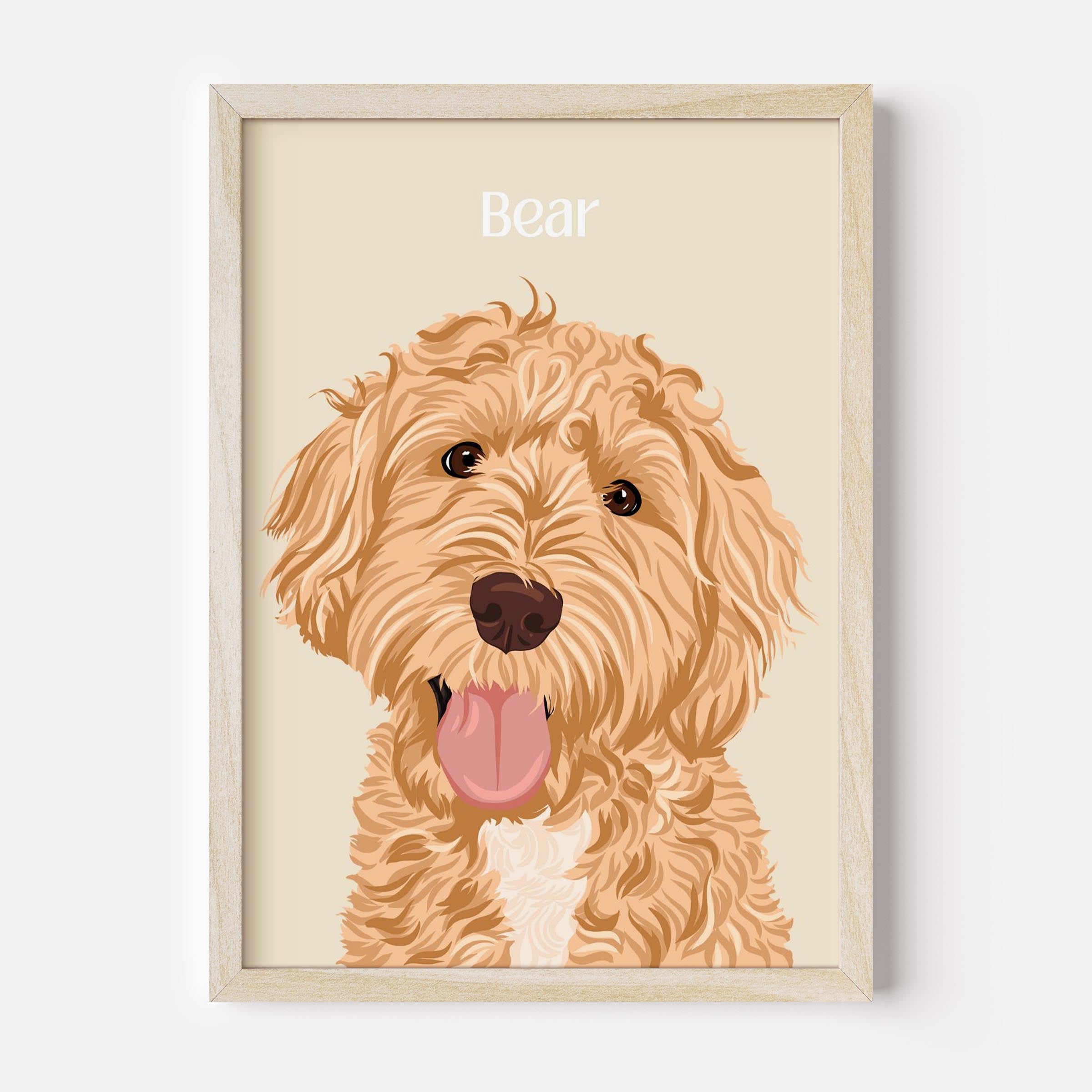 Custom 1 pet portrait