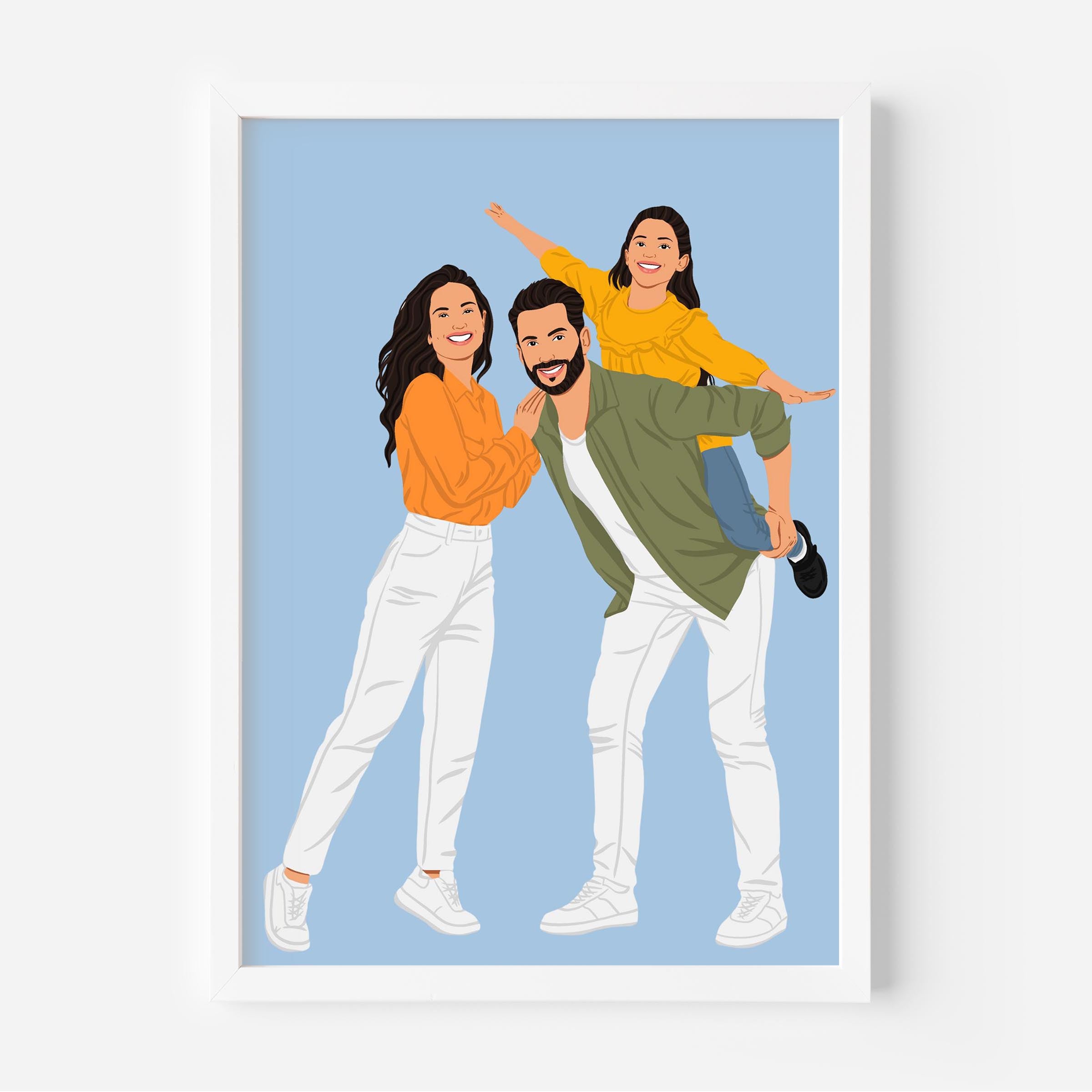 Custom illustration portrait