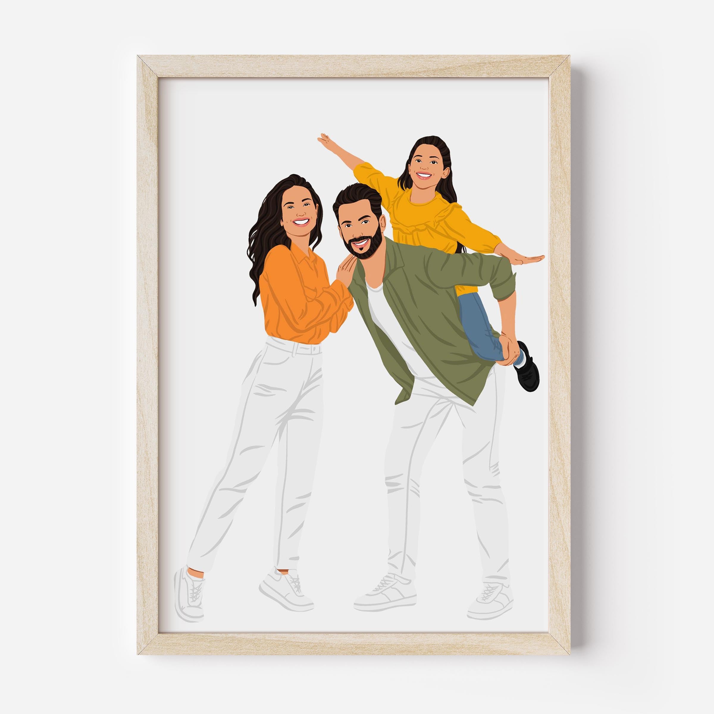 Custom illustration portrait