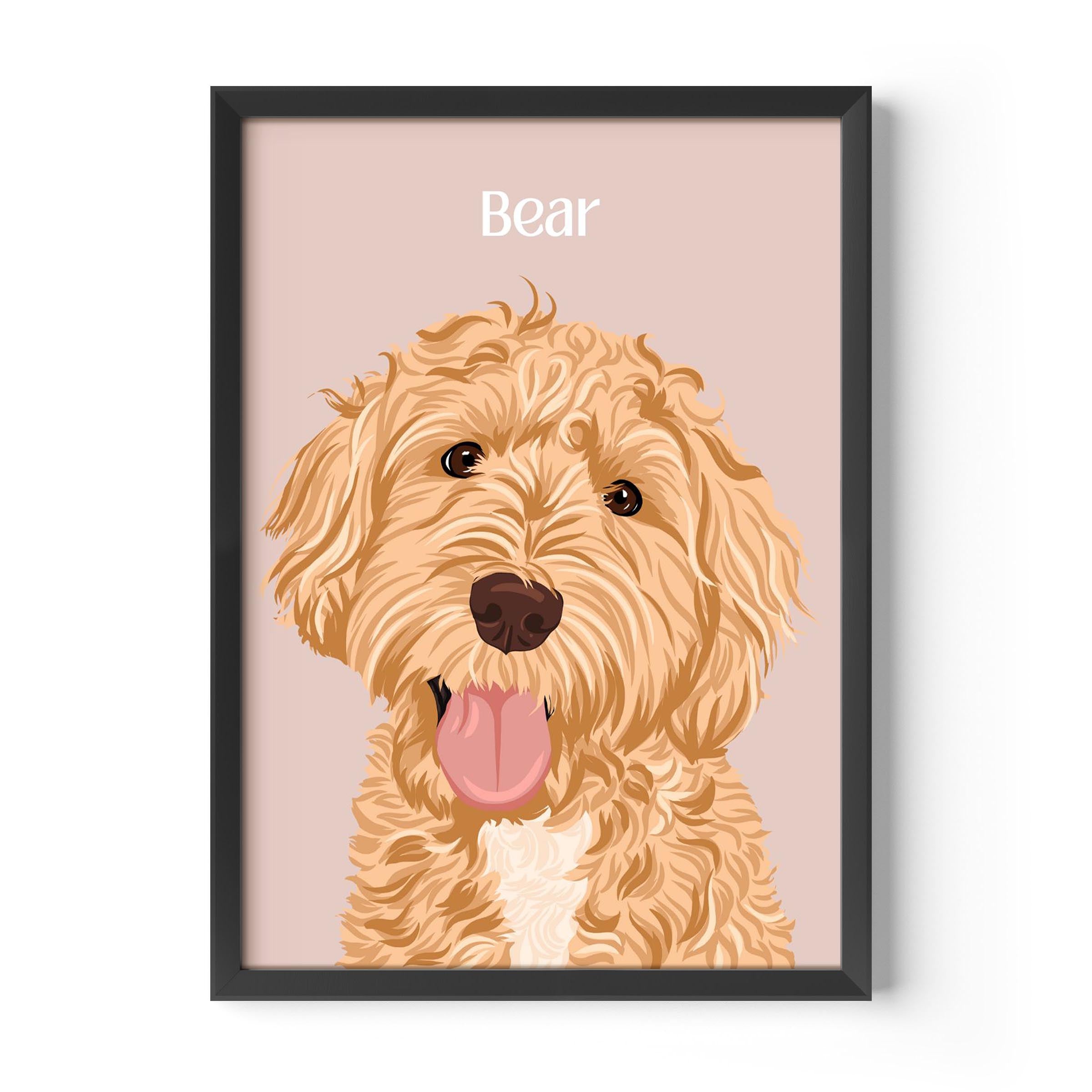 Custom 1 pet portrait