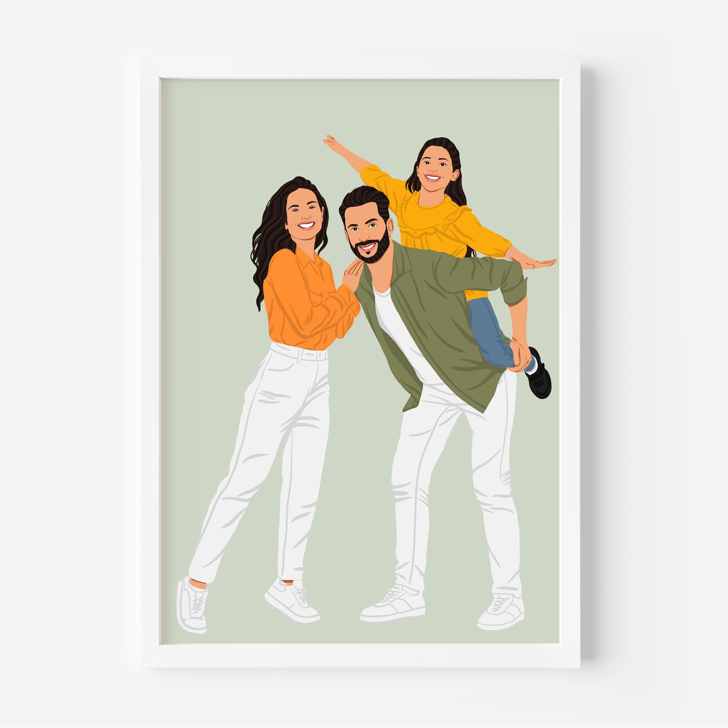 Custom illustration portrait