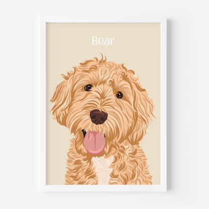 Custom 1 pet portrait