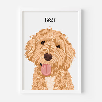 Custom 1 pet portrait