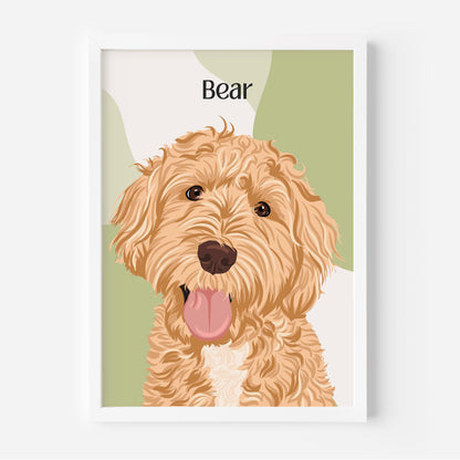 Custom 1 pet portrait