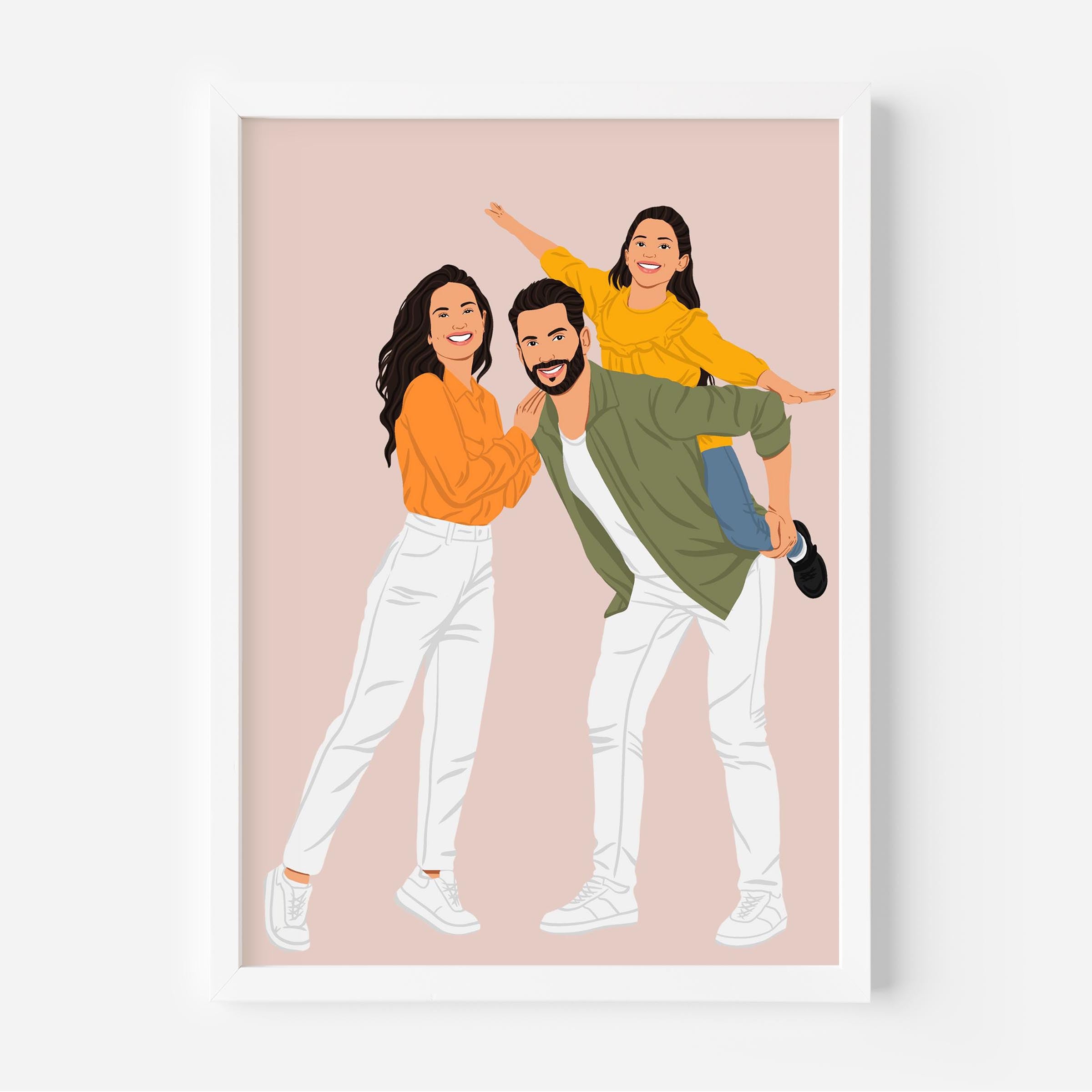 Custom illustration portrait