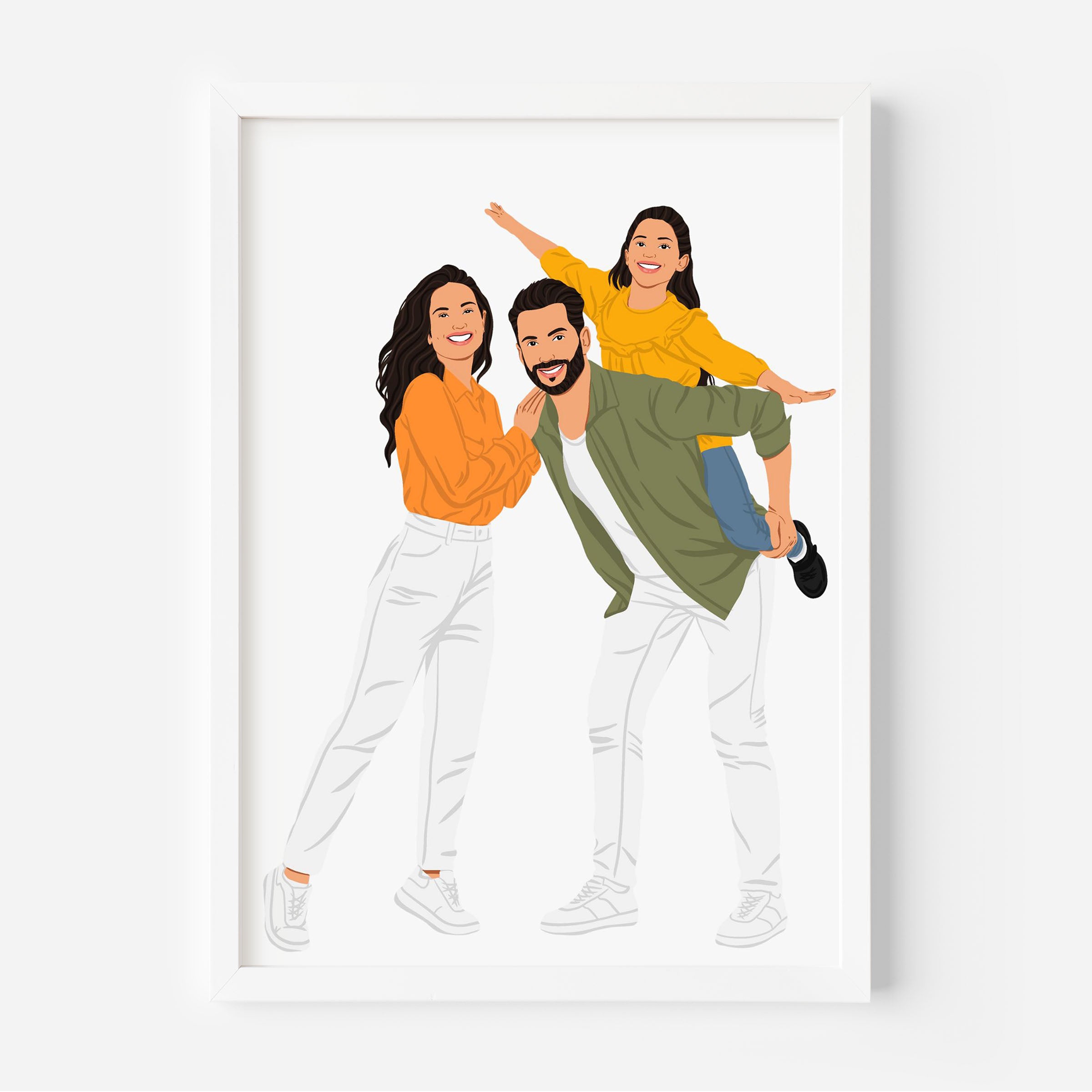 Custom illustration portrait