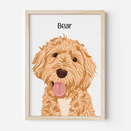 Custom 1 pet portrait