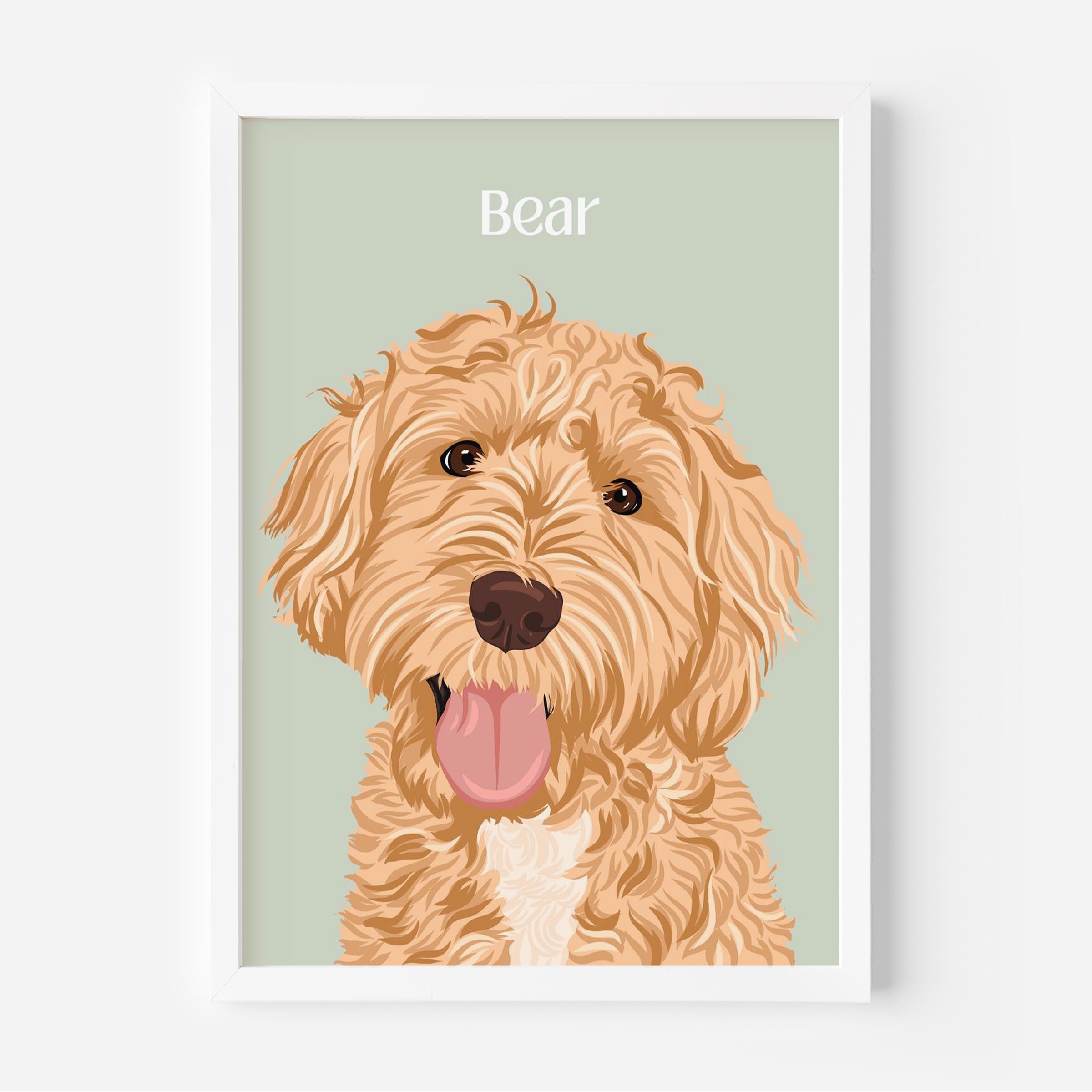Custom 1 pet portrait