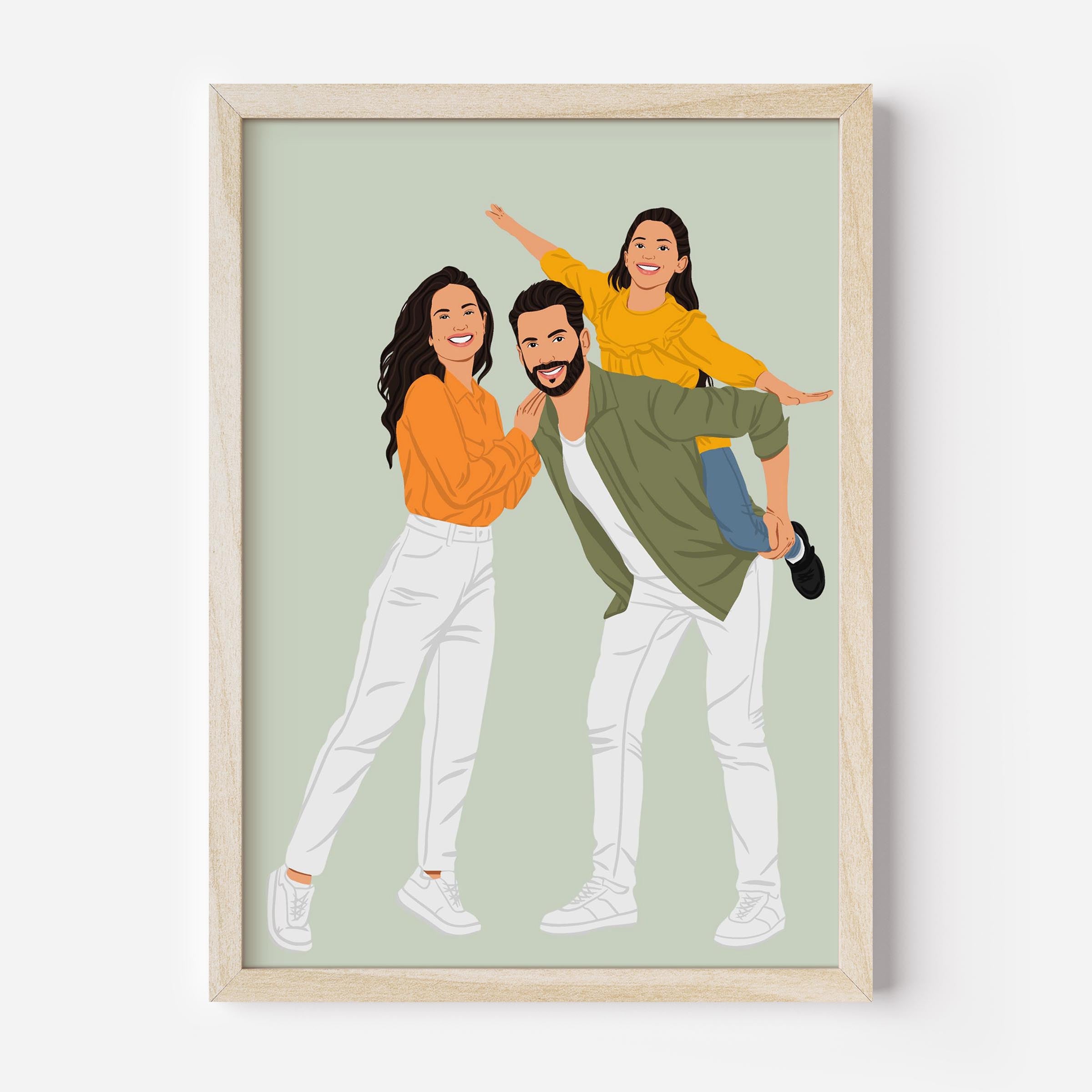 Custom illustration portrait