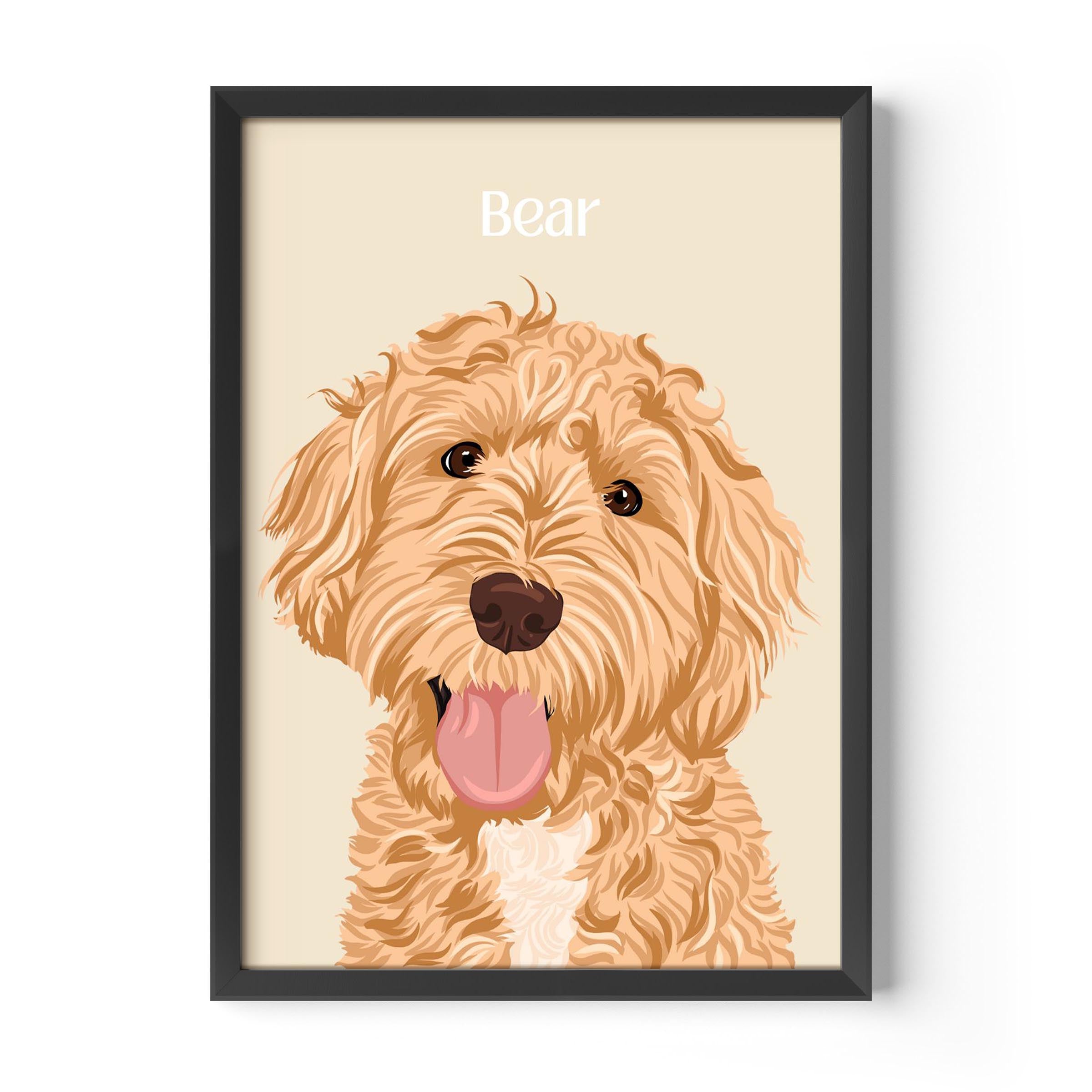 Custom 1 pet portrait