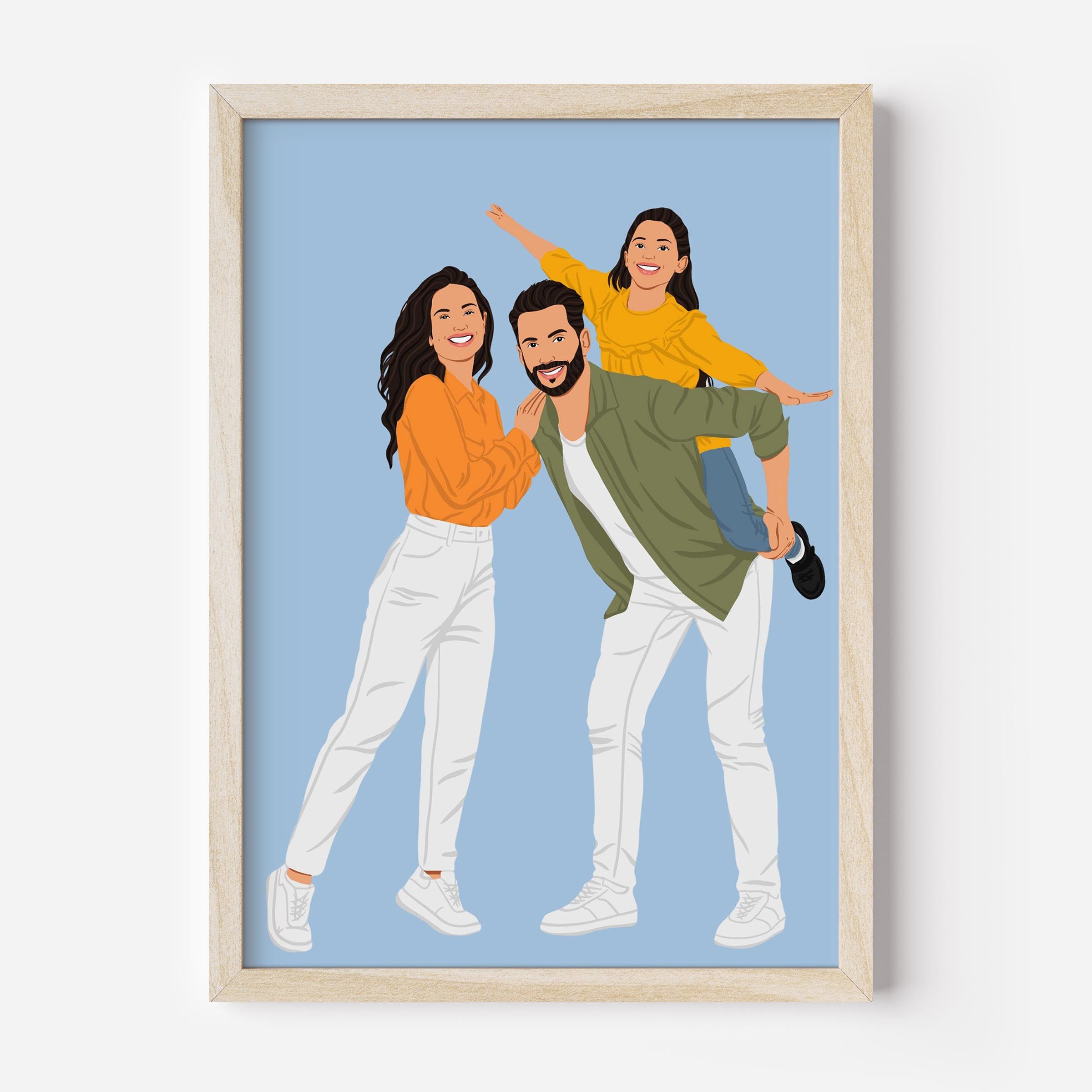 Custom illustration portrait